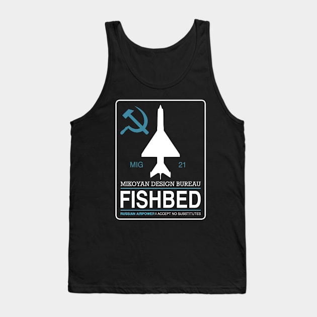 Mig-21 Fishbed Tank Top by TCP